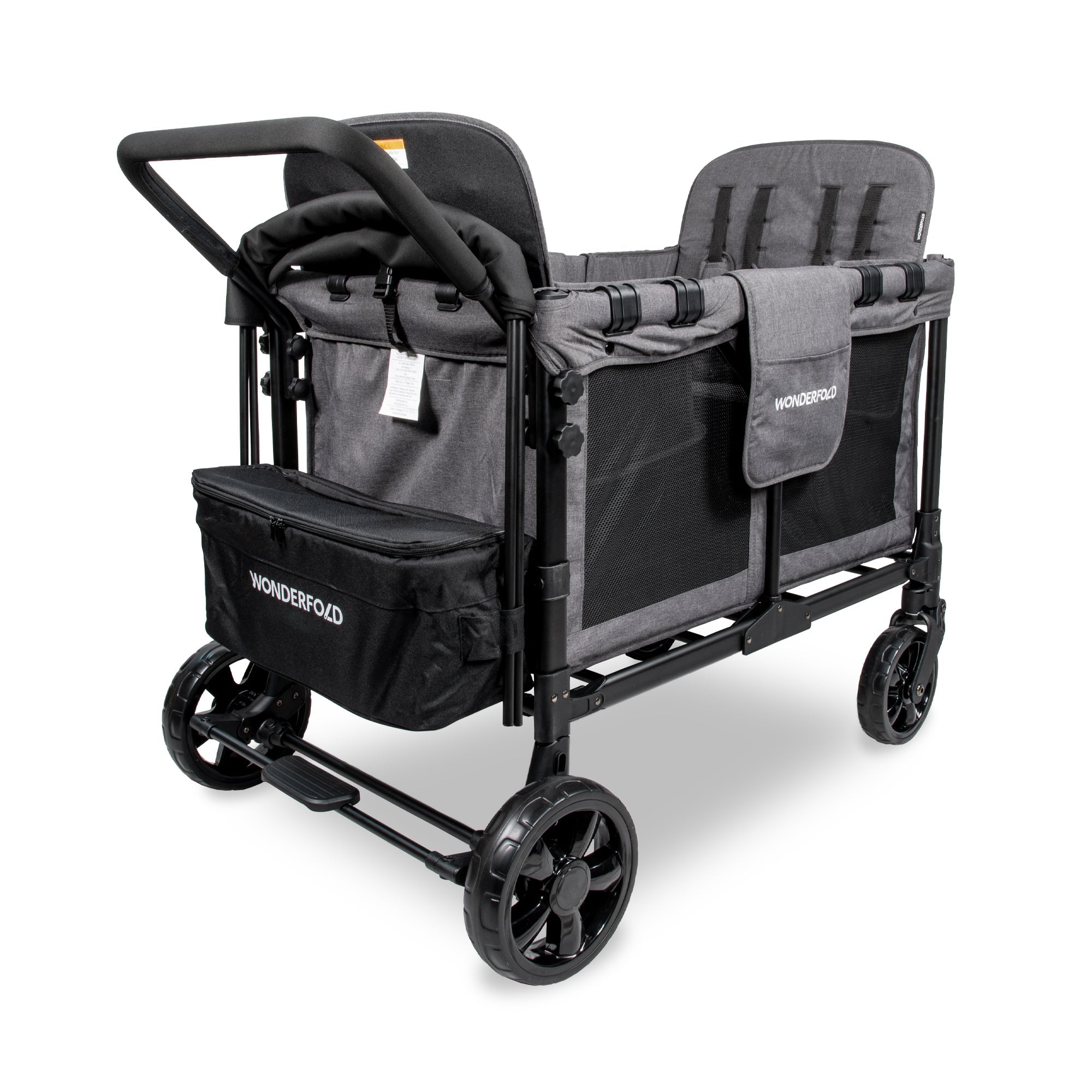 WONDERFOLD ワゴン W4 グレー★4人乗り W4 Original Quad 4 Seater Stroller Wagon – WonderFold-EU