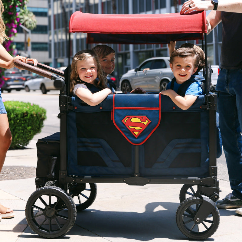 Superman 4-Seater Stroller Wagon