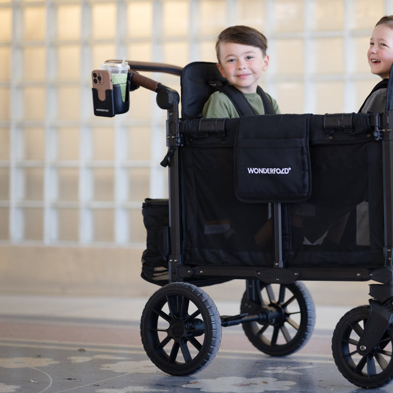 Portavasos y teléfono 2 en 1