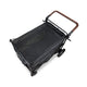 Top-down view of the PXL Large Pet Stroller Wagon with mesh canopy fully zipped closed.